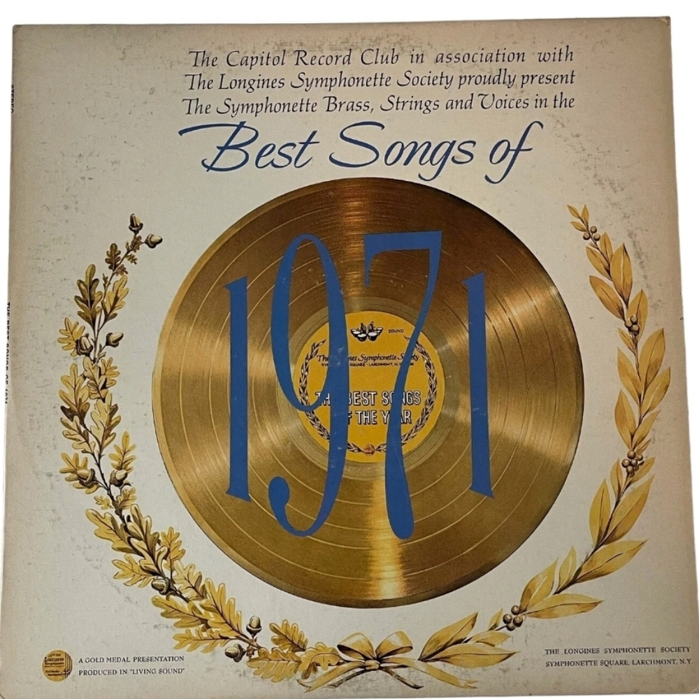 Longines Symphonette &‎ The Choraliers  LP Vinyl Record Album 1971
